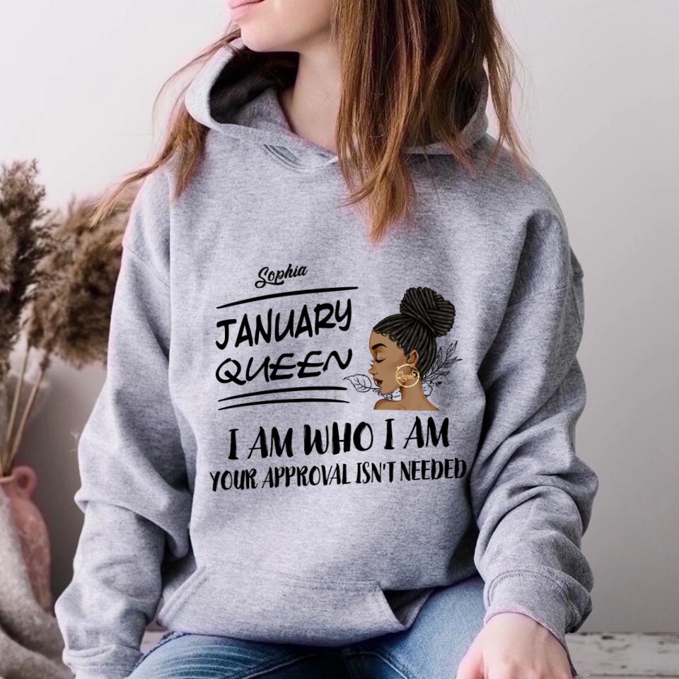 January Birthday Shirt, Custom Birthday Shirt, Queens was Born In January, January Birthday Shirts For Woman, January Birthday Gifts