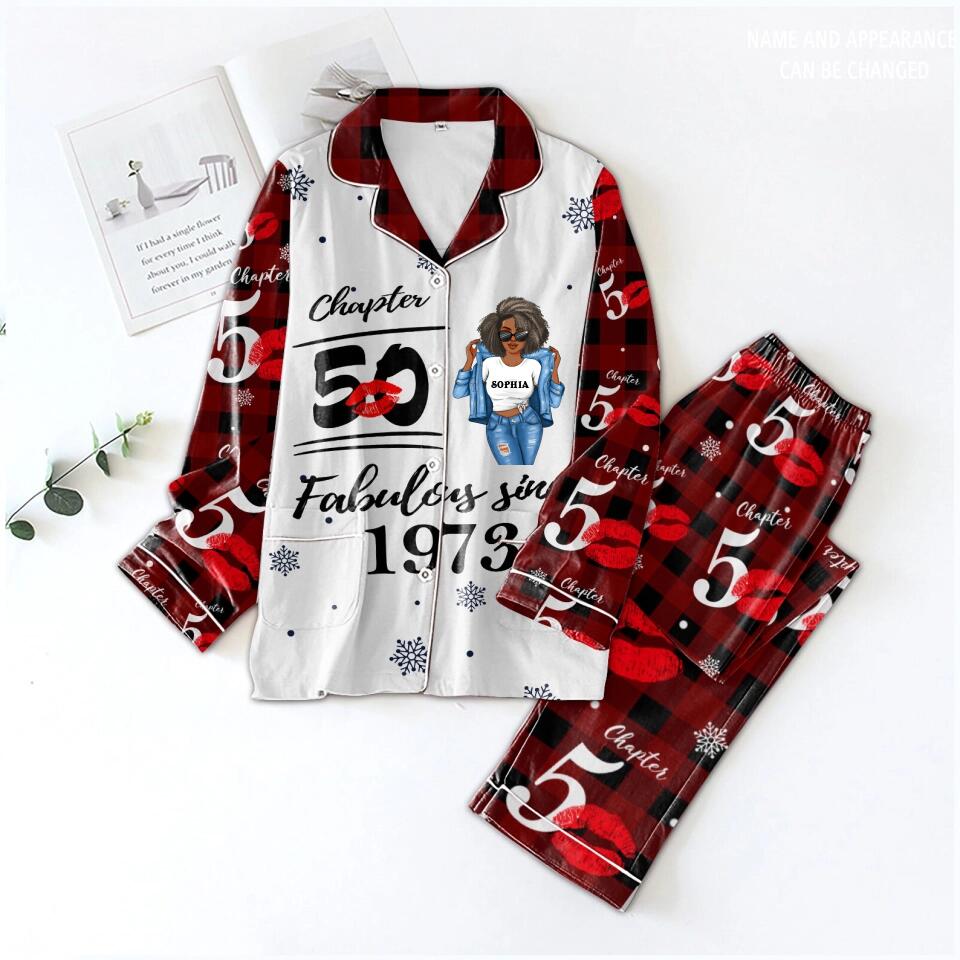 Chapter 50, Fabulous Since 1973 50th Birthday Unique Pajamas Set For W ...