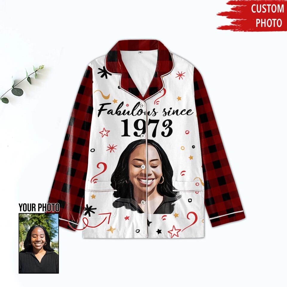 Chapter 50, Fabulous Since 1973 50th Birthday Unique Pajamas Set For Woman, Custom Birthday Pajamas, Her Gifts For 50 Years Old , Turning 50 Birthday Women&#39;s Pajamas Set