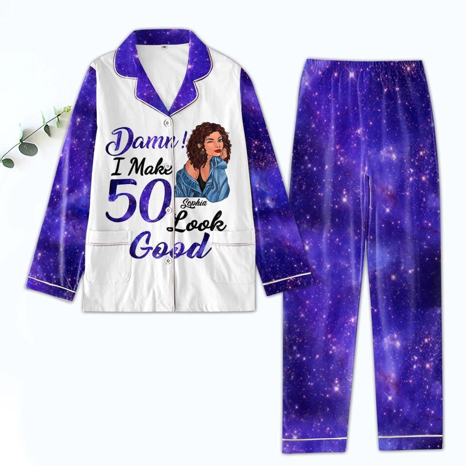 Chapter 50, Fabulous Since 1973 50th Birthday Unique Pajamas Set For Woman, Custom Birthday Pajamas, Her Gifts For 50 Years Old , Turning 50 Birthday Women&#39;s Pajamas Set