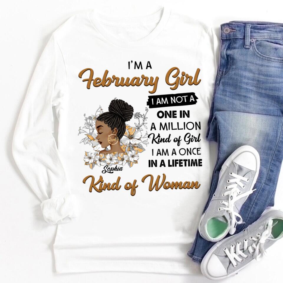 February Birthday Shirt, Custom Birthday Shirt, Queens was Born In February, February Birthday Shirts For Woman, February Birthday Gifts