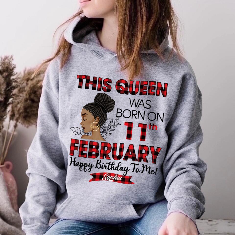 February Birthday Shirt, Custom Birthday Shirt, Queens was Born In February, February Birthday Shirts For Woman, February Birthday Gifts