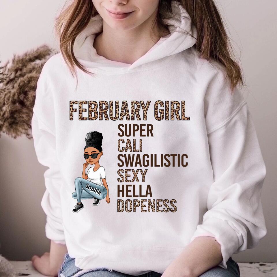 February Birthday Shirt, Custom Birthday Shirt, Queens was Born In February, February Birthday Shirts For Woman, February Birthday Gifts
