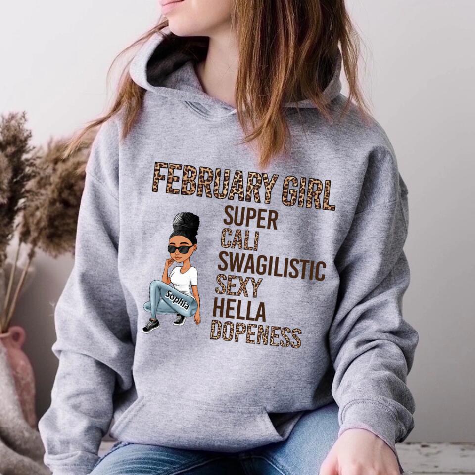 February Birthday Shirt, Custom Birthday Shirt, Queens was Born In February, February Birthday Shirts For Woman, February Birthday Gifts
