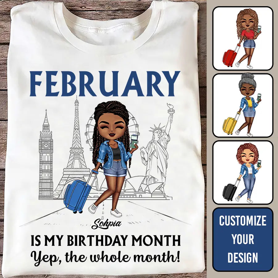 February Birthday Shirt, Custom Birthday Shirt, Queens was Born In February, February Birthday Shirts For Woman, February Birthday Gifts