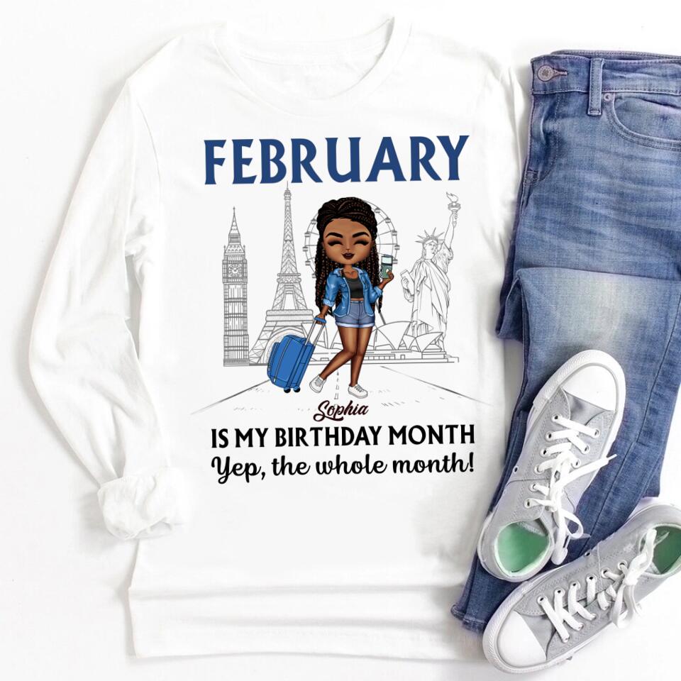 February Birthday Shirt, Custom Birthday Shirt, Queens was Born In February, February Birthday Shirts For Woman, February Birthday Gifts