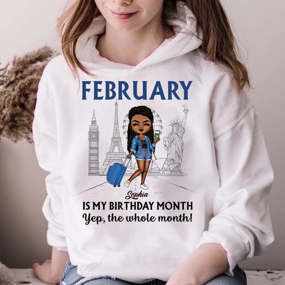 February Birthday Shirt, Custom Birthday Shirt, Queens was Born In February, February Birthday Shirts For Woman, February Birthday Gifts