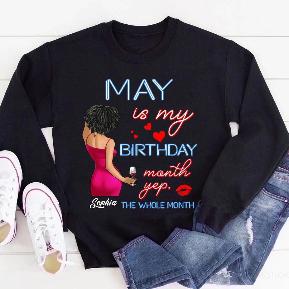 May Birthday Shirt, Custom Birthday Shirt, Queens was Born In May, May Birthday Shirts For Woman, May Birthday Gifts