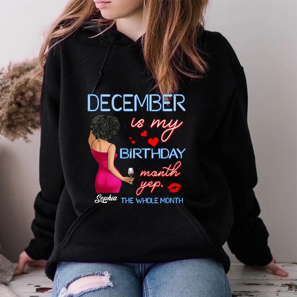 December Birthday Shirt, Custom Birthday Shirt, Queens was Born In December, December Birthday Shirts For Woman, December Birthday Gifts