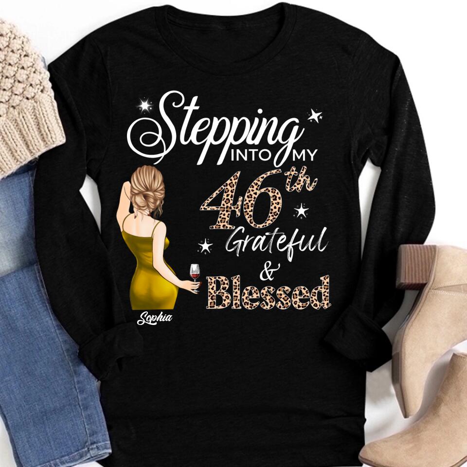 Stepping Into My 46th Birthday, Custom Birthday Shirts, Vintage 1977 Shirt, 46th Birthday Unique 46th Birthday Ideas