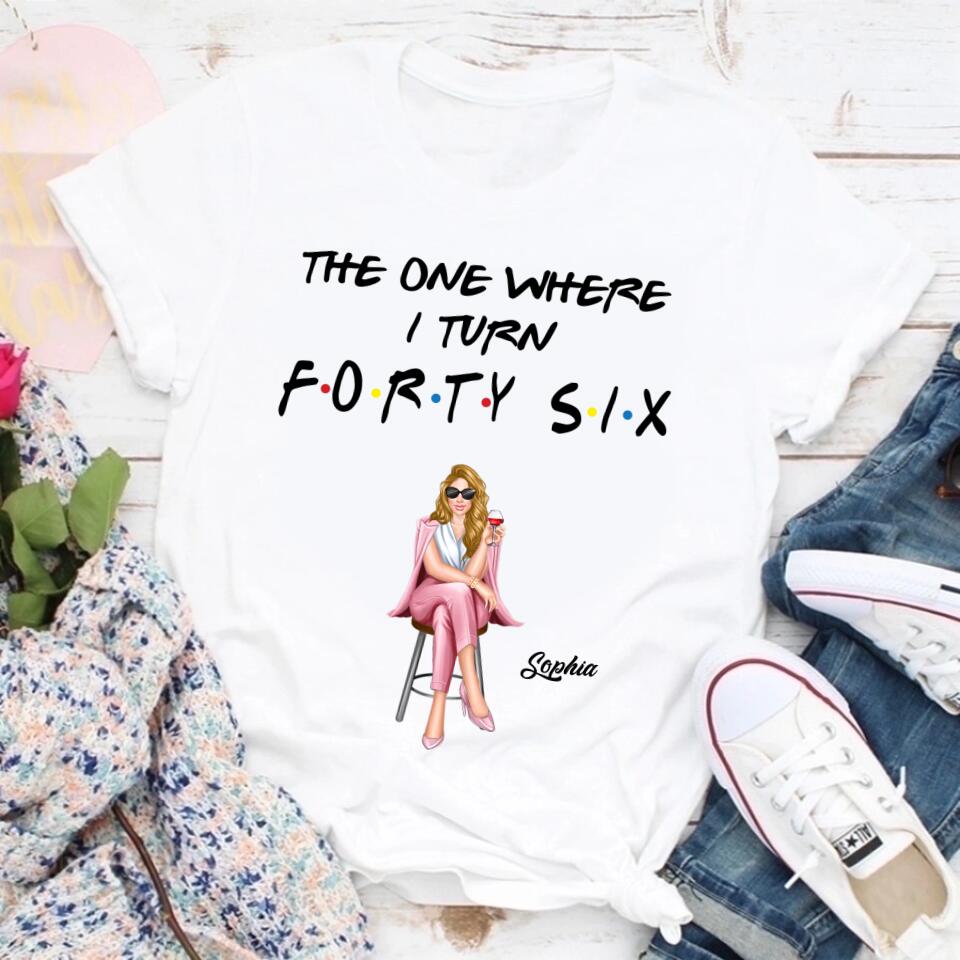 Chapter 46, Fabulous Since 1977 46th Birthday Unique T Shirt For Woman, Custom Birthday Shirt, Her Gifts For 46 Years Old