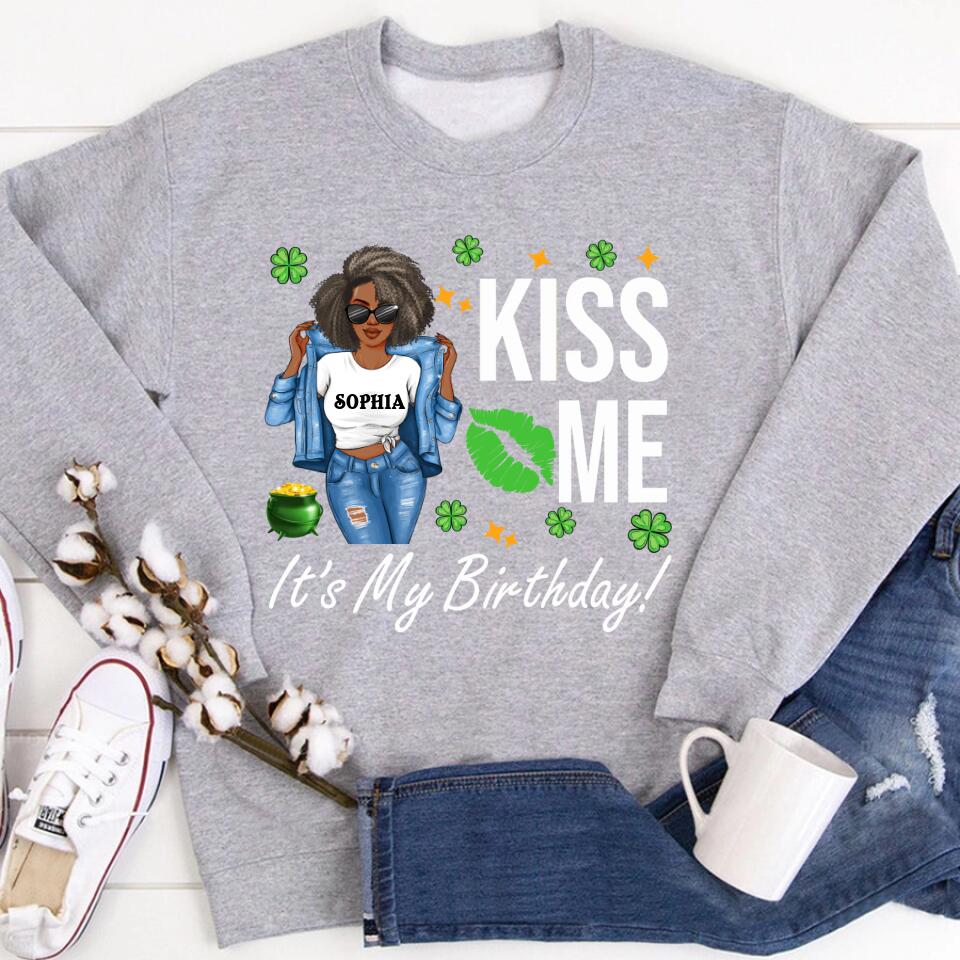March Birthday Shirt, Custom St. Patricks Day Shirts, Birthday Shirts For St. Patricks Day, March Birthday Shirts For Woman, Birthday Patrick Shirt