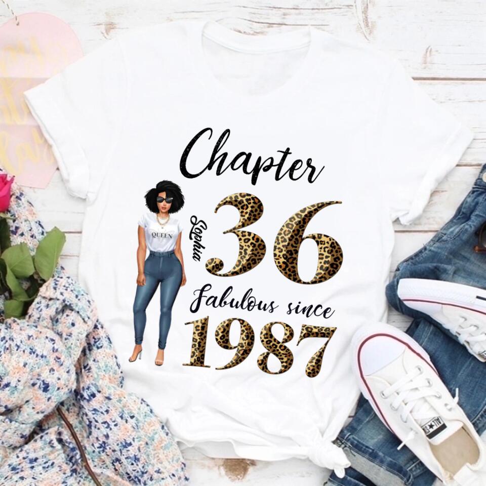 36th birthday shirts for her, Personalised 36th birthday gifts, 1987 t shirt, 36 and fabulous shirt, 36th birthday shirt ideas, gift ideas 36th birthday woman