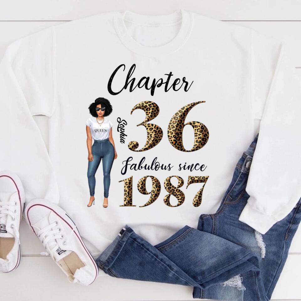 36th birthday shirts for her, Personalised 36th birthday gifts, 1987 t shirt, 36 and fabulous shirt, 36th birthday shirt ideas, gift ideas 36th birthday woman