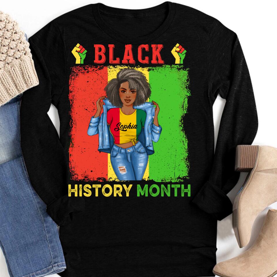 Black History Month Shirt, Black Women Shirt, Black Lives Matter Tee, Black History Months, Black History is Strong Gift