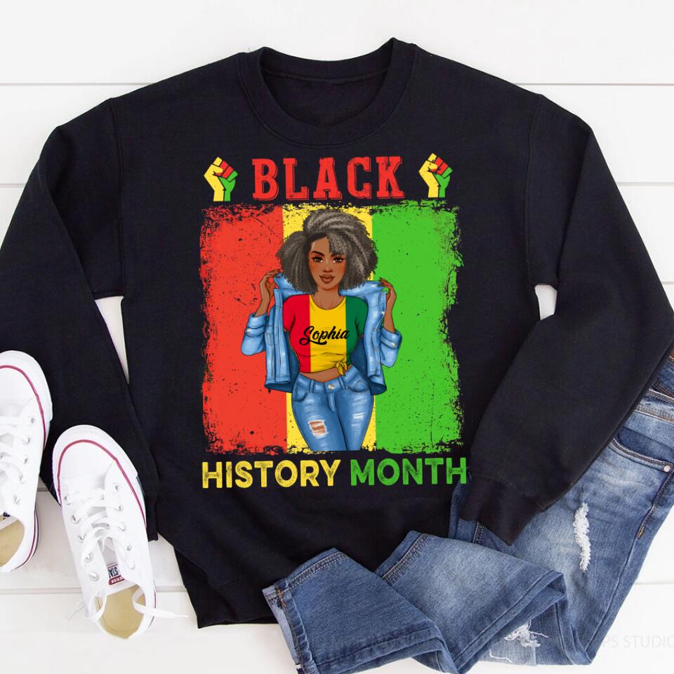 Black History Month Shirt, Black Women Shirt, Black Lives Matter Tee, Black History Months, Black History is Strong Gift