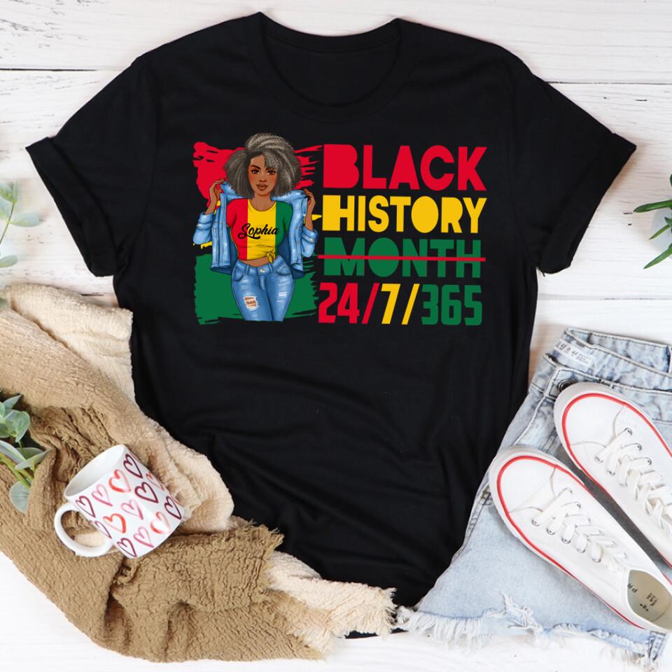 Black History Month Shirt, Black Women Shirt, Black Lives Matter Tee, Black History Months, Black History is Strong Gift