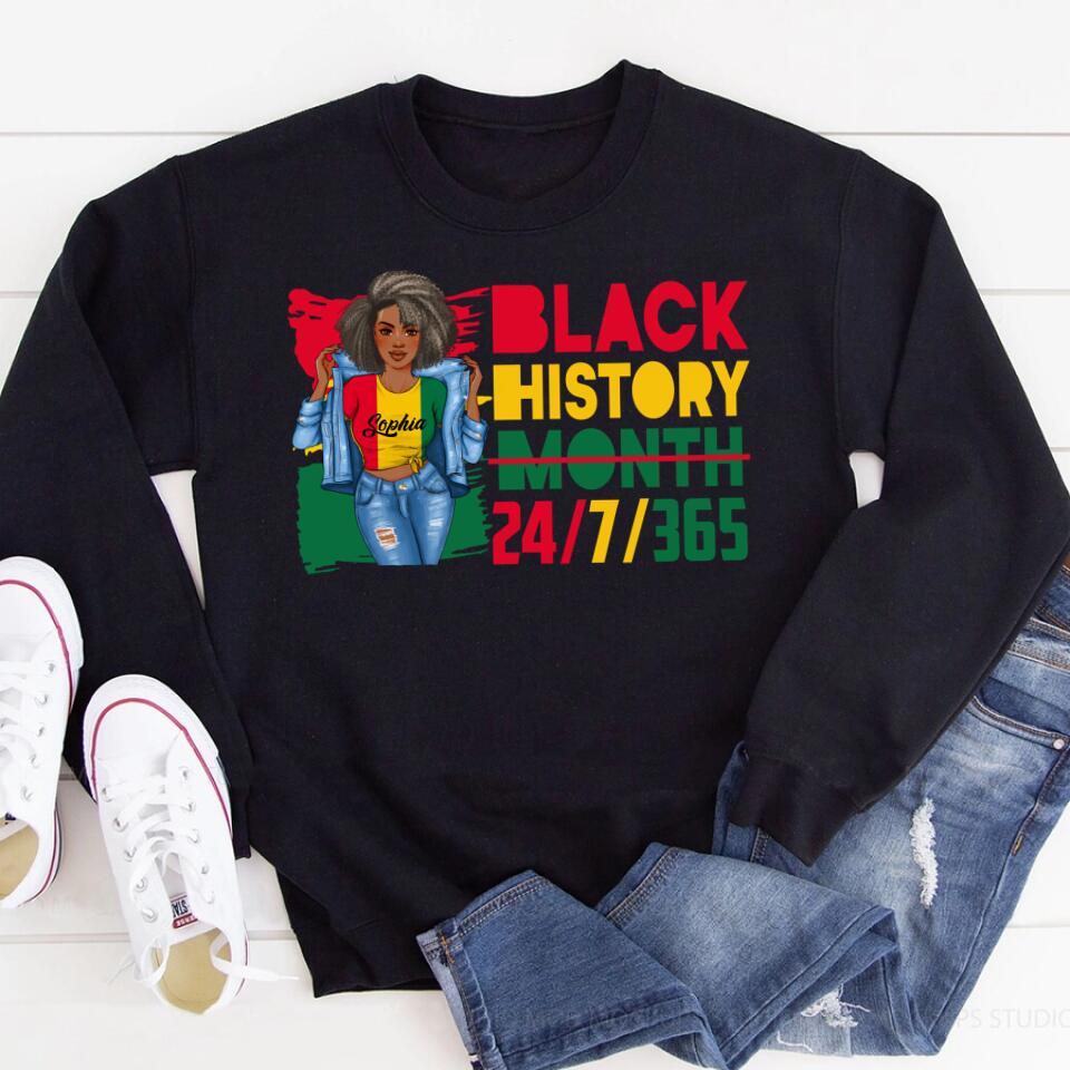 Black History Month Shirt, Black Women Shirt, Black Lives Matter Tee, Black History Months, Black History is Strong Gift