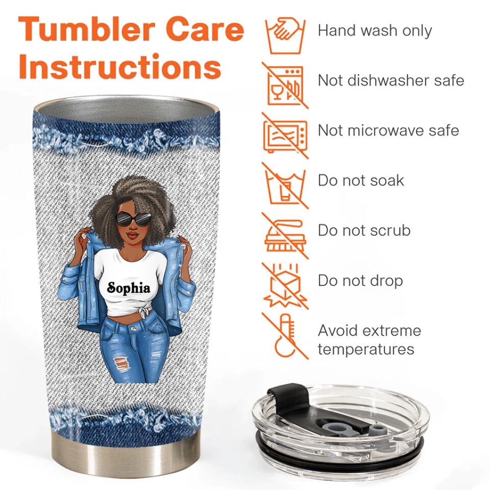 Personalized Tumbler - 50th Birthday Tumbler, Personalized 50th Birthday Gifts, 50th Gift Ideas For Her