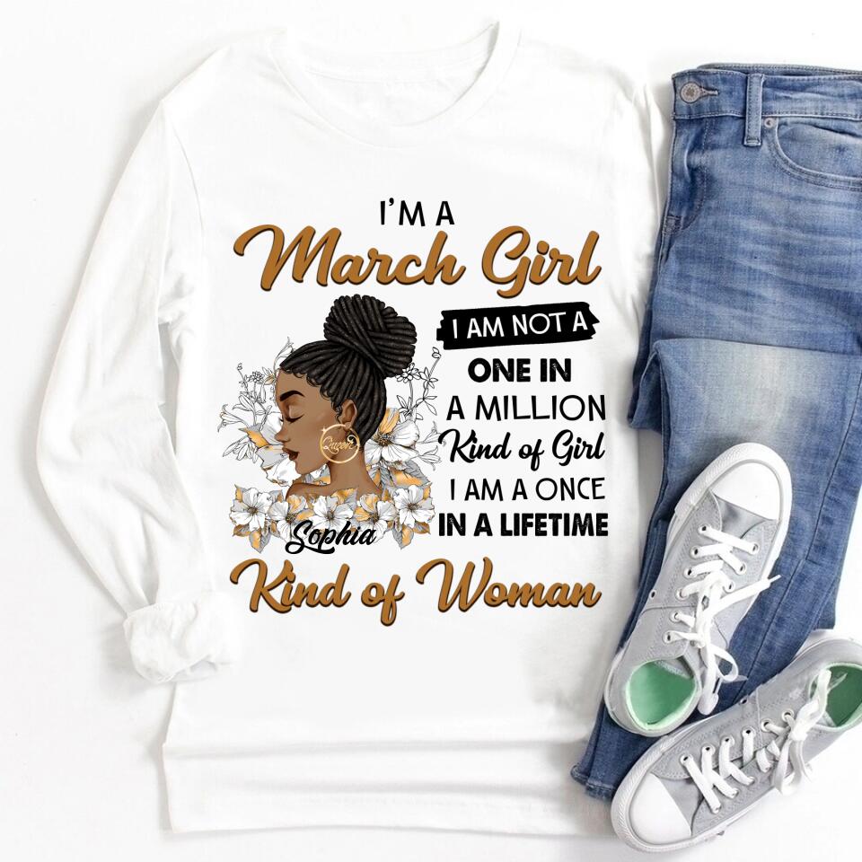 March Birthday Shirt, Custom Birthday Shirt, Queens Born In March, March Birthday Shirts For Woman, March Birthday Gifts