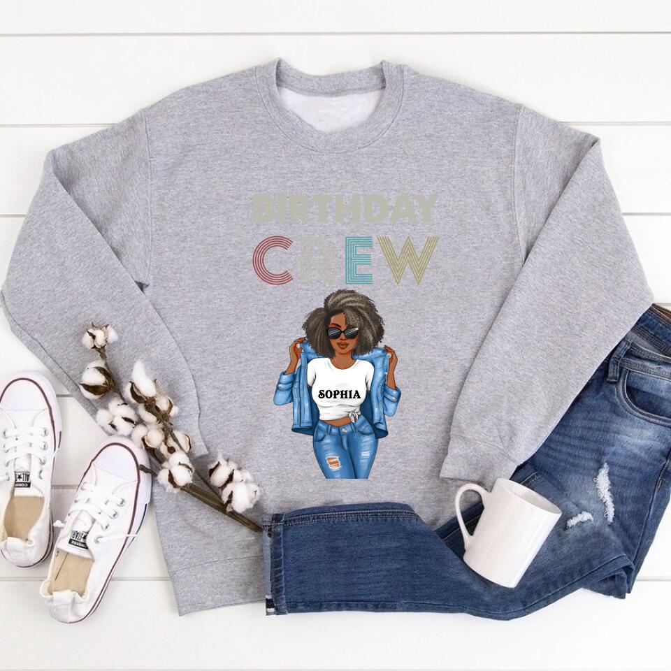 Birthday Crew Shirts, Retro Birthday Group T Shirts, Birthday Squad Shirts, Vintage Birthday Party Shirts, Fun Matching Birthday Outfits