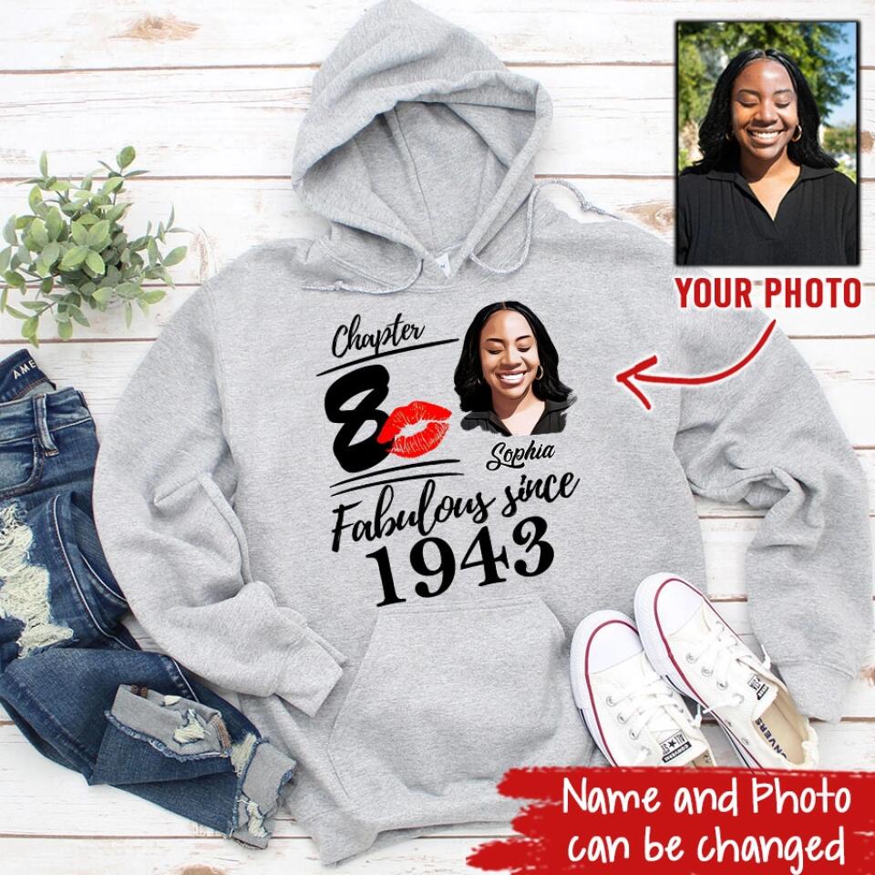 80th Birthday Shirts, Custom Birthday Shirts, Turning 80 Shirt, Gifts For Women Turning 80, 80 And Fabulous Shirt, 1943 Shirt, 80th Birthday Shirts For Her