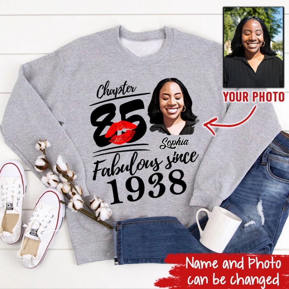 85th Birthday Shirts, Custom Birthday Shirts, Turning 85 Shirt, Gifts For Women Turning 85, 85 And Fabulous Shirt, 1938 Shirt, 85th Birthday Shirts For Her