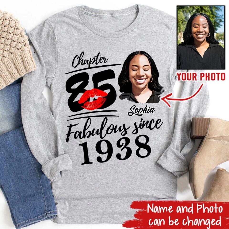 85th Birthday Shirts, Custom Birthday Shirts, Turning 85 Shirt, Gifts For Women Turning 85, 85 And Fabulous Shirt, 1938 Shirt, 85th Birthday Shirts For Her