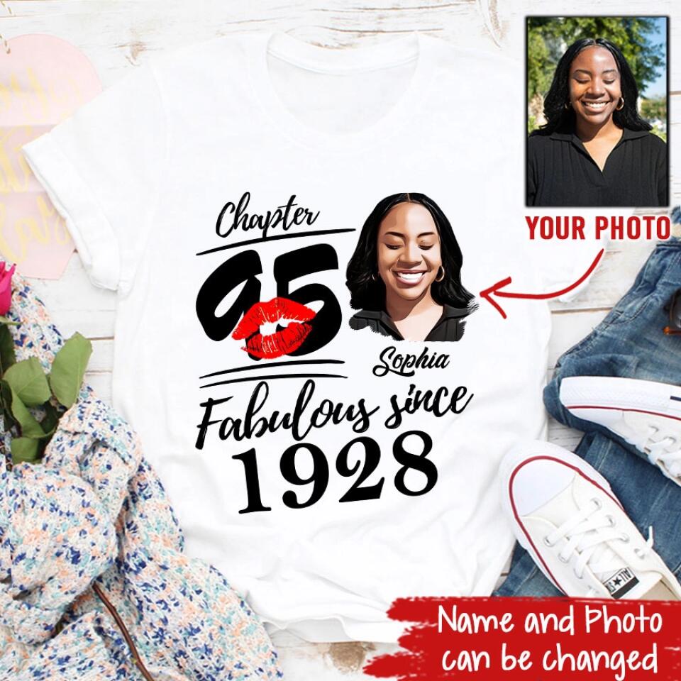 95th Birthday Shirts, Custom Birthday Shirts, Turning 95 Shirt, Gifts For Women Turning 95, 95 And Fabulous Shirt, 1928 Shirt, 95th Birthday Shirts For Her