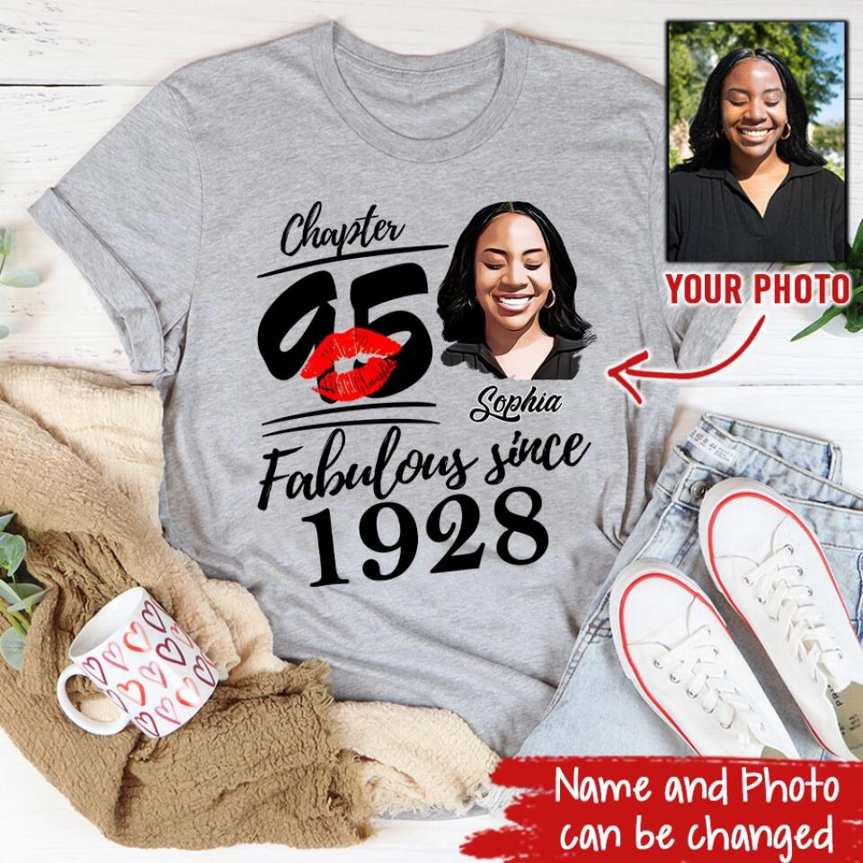 95th Birthday Shirts, Custom Birthday Shirts, Turning 95 Shirt, Gifts For Women Turning 95, 95 And Fabulous Shirt, 1928 Shirt, 95th Birthday Shirts For Her