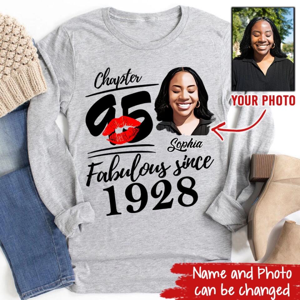 95th Birthday Shirts, Custom Birthday Shirts, Turning 95 Shirt, Gifts For Women Turning 95, 95 And Fabulous Shirt, 1928 Shirt, 95th Birthday Shirts For Her