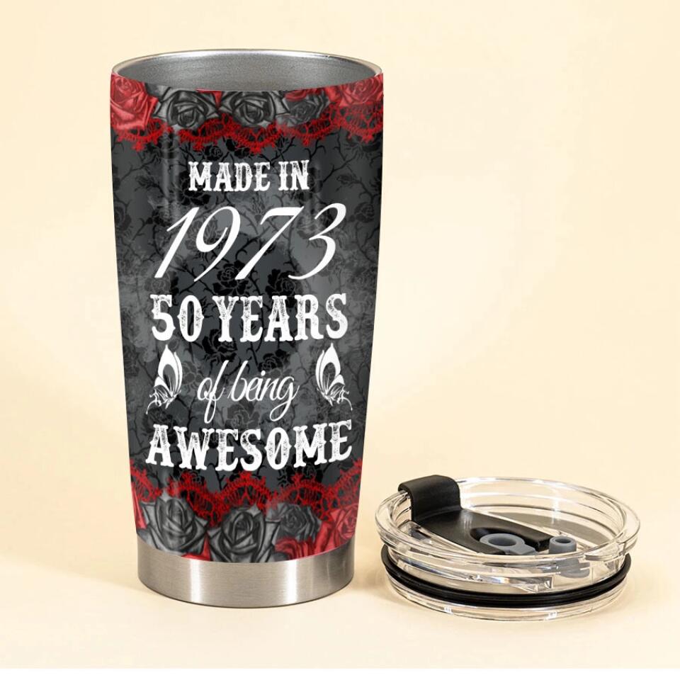 Personalized Tumbler, 50th Birthday Tumbler, Personalized 50th Birthday Gifts, 50th Gift Ideas For Her