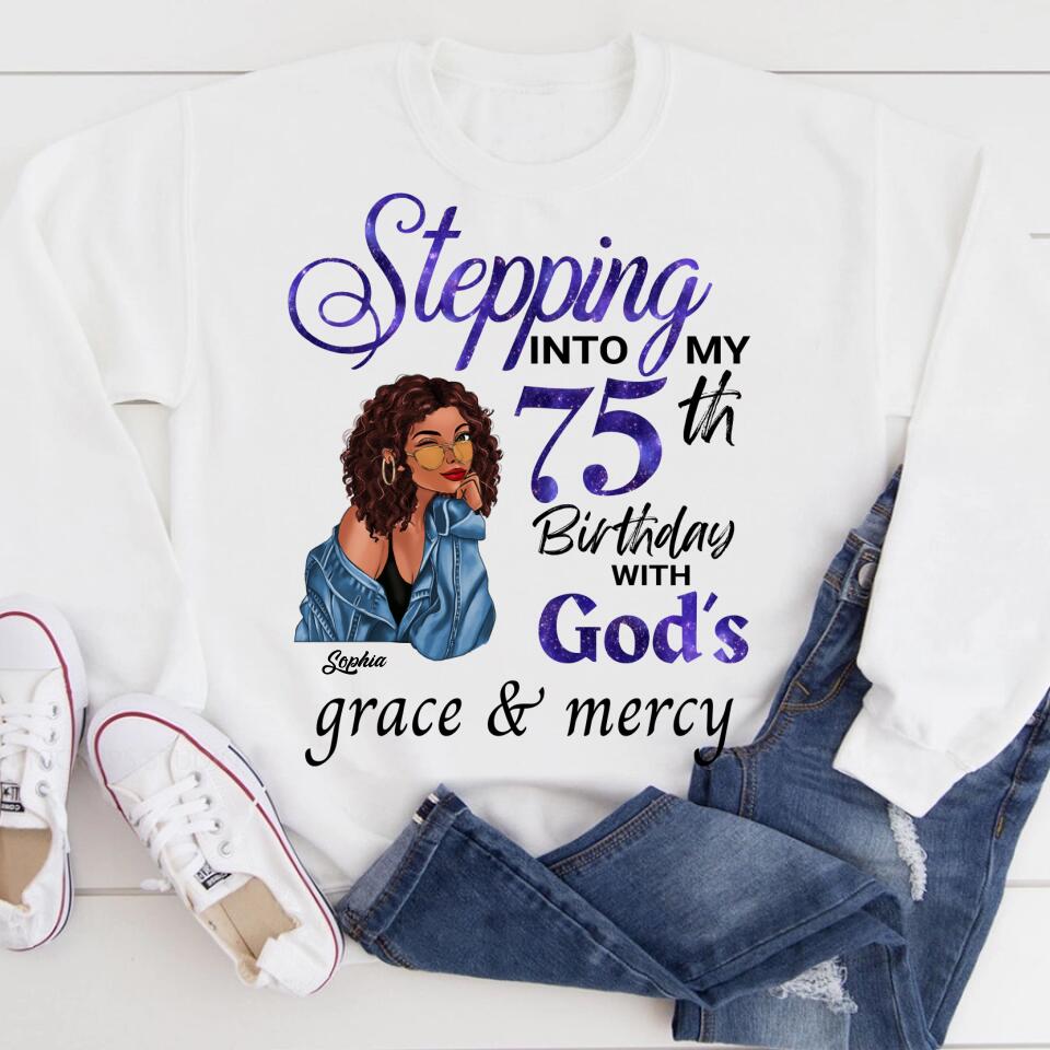 Chapter 75, Fabulous Since 1948 75th Birthday Unique T Shirt For Woman, Custom Birthday Shirt, Her Gifts For 75 Years Old , Turning 75 Birthday Cotton Shirt