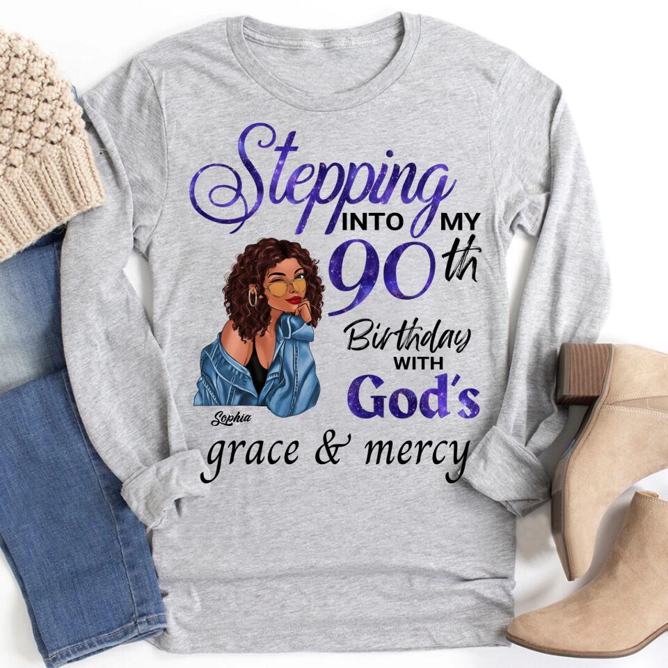 Chapter 90, Fabulous Since 1933 90th Birthday Unique T Shirt For Woman, Custom Birthday Shirt, Her Gifts For 90 Years Old , Turning 90 Birthday Cotton Shirt