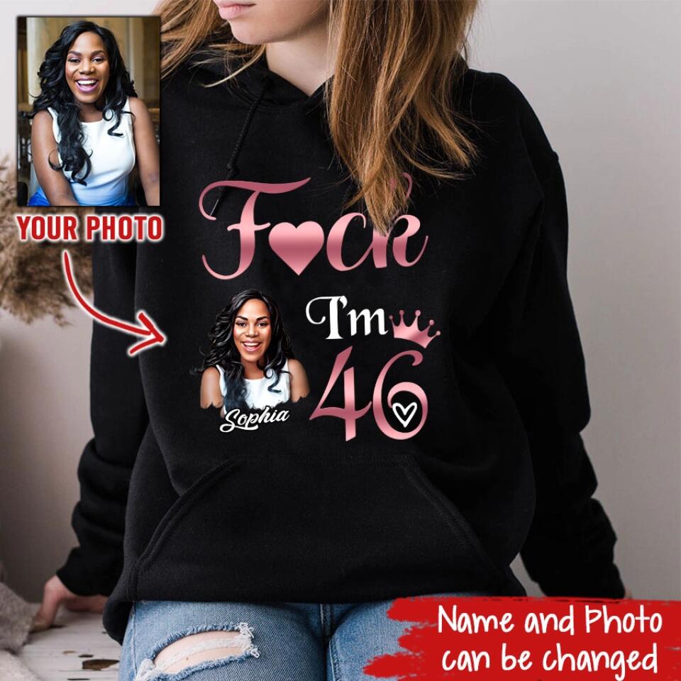 Custom Birthday Shirts, Chapter 46, Fabulous Since 1977 46th Birthday Unique T Shirt For Woman, Her Gifts For 46 Years Old