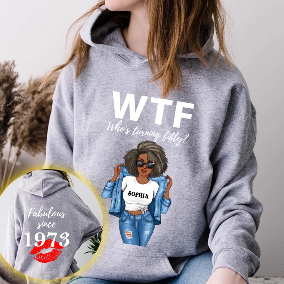 Chapter 50, Fabulous Since 1973 50th Birthday Unique T Shirt For Woman, Her Gifts For 50 Years Old , Turning 50 Birthday Cotton Shirt