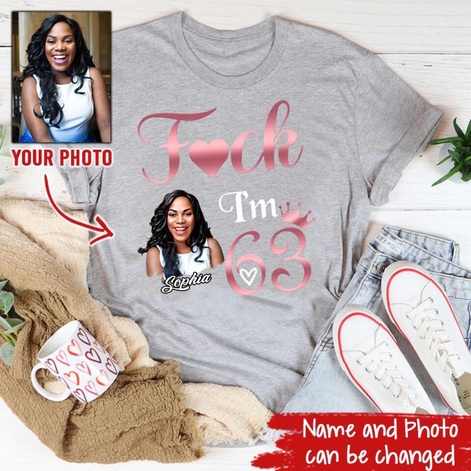 63rd Birthday Shirts, Custom Birthday Shirts, Turning 63 Shirt, Gifts For Women Turning 63, 63 And Fabulous Shirt, 1960 Shirt