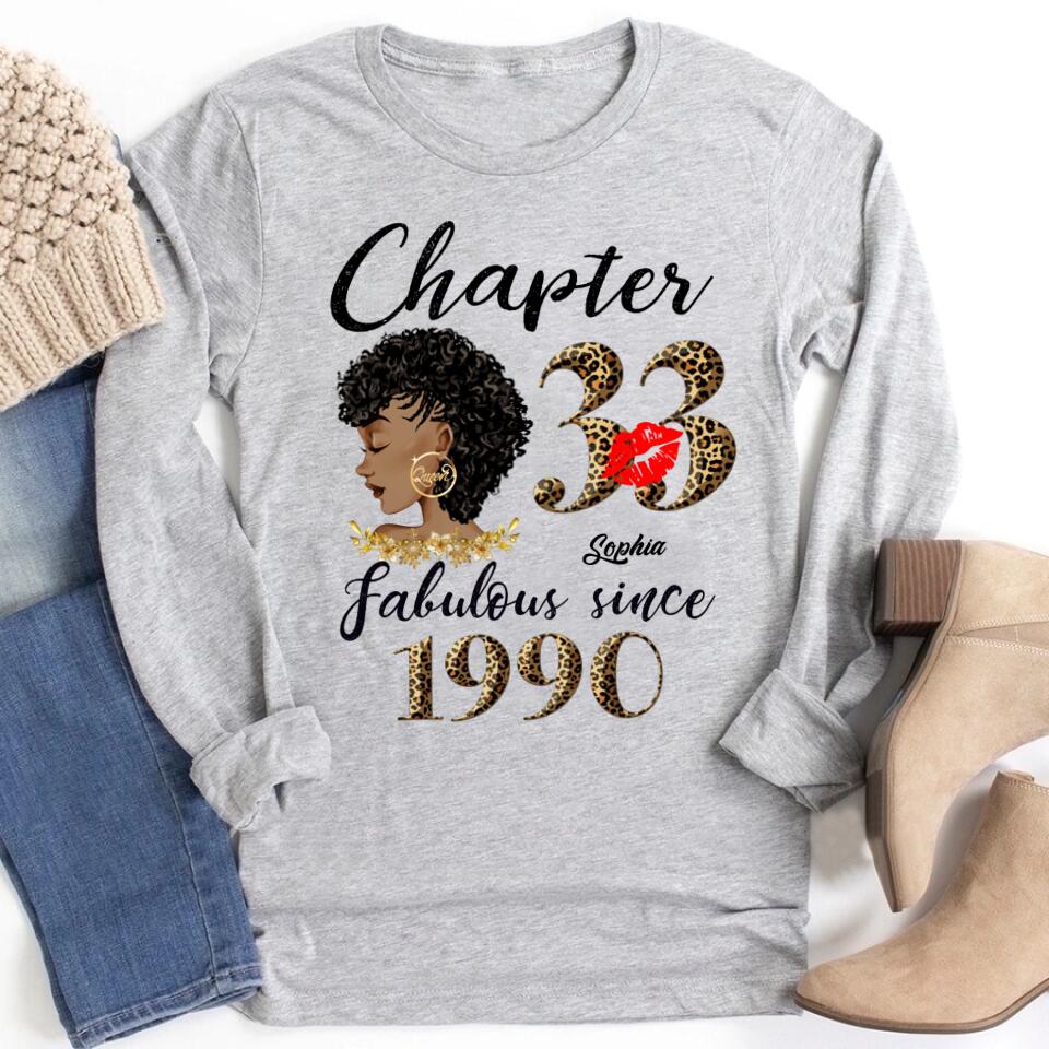 33rd birthday shirts for her, Personalised 33rd birthday gifts, 1990 t shirt, 33 and fabulous shirt, 33rd birthday shirt ideas, gift ideas 33rd birthday woman