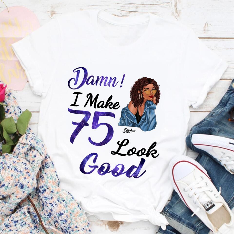 Chapter 75, Fabulous Since 1948 75th Birthday Unique T Shirt For Woman, Her Gifts For 75 Years Old , Turning 75 Birthday Cotton Shirt