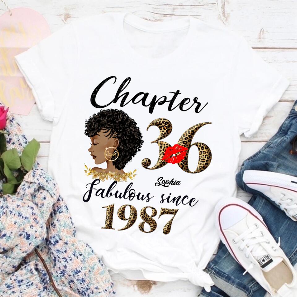 36th birthday shirts for her, Personalised 36th birthday gifts, 1987 t shirt, 36 and fabulous shirt, 36th birthday shirt ideas, gift ideas 36th birthday woman