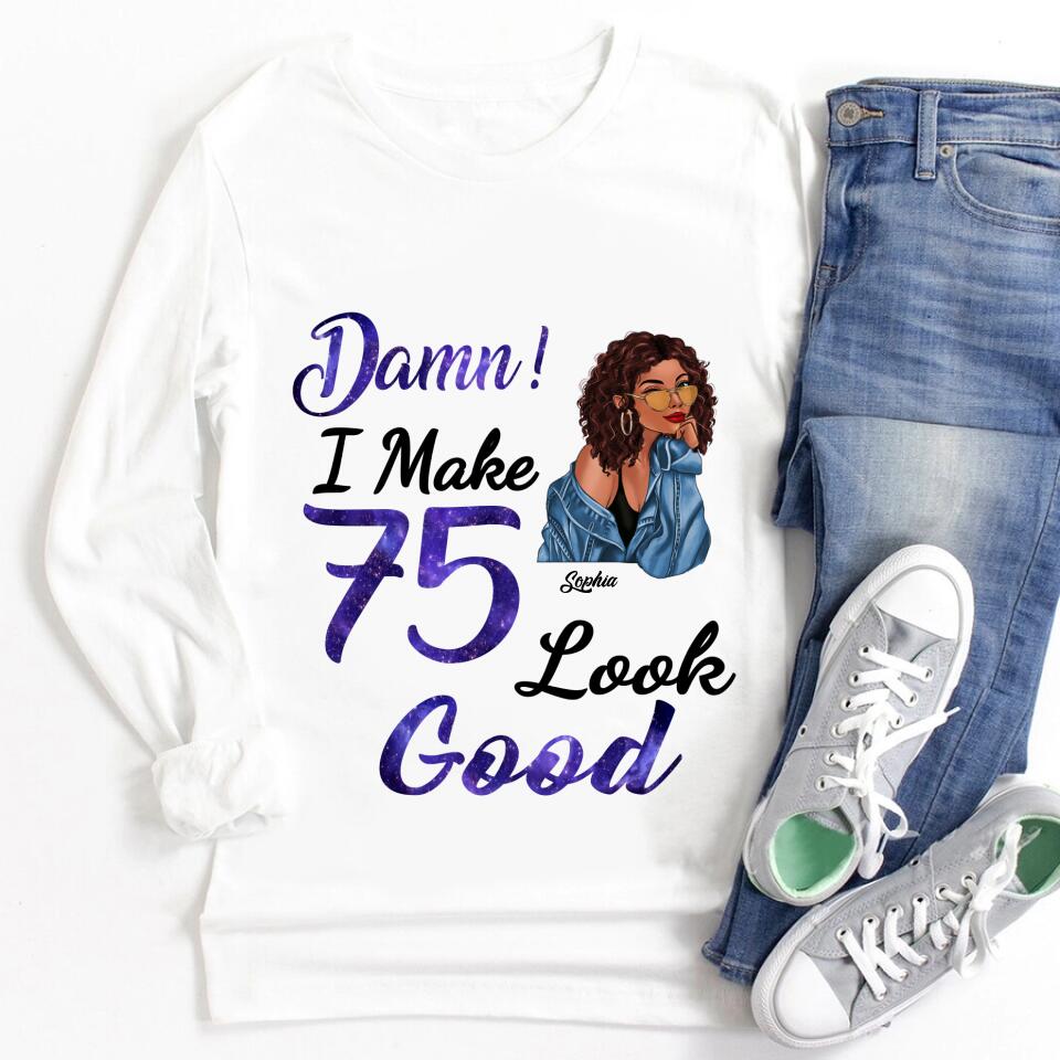 Chapter 75, Fabulous Since 1948 75th Birthday Unique T Shirt For Woman, Her Gifts For 75 Years Old , Turning 75 Birthday Cotton Shirt