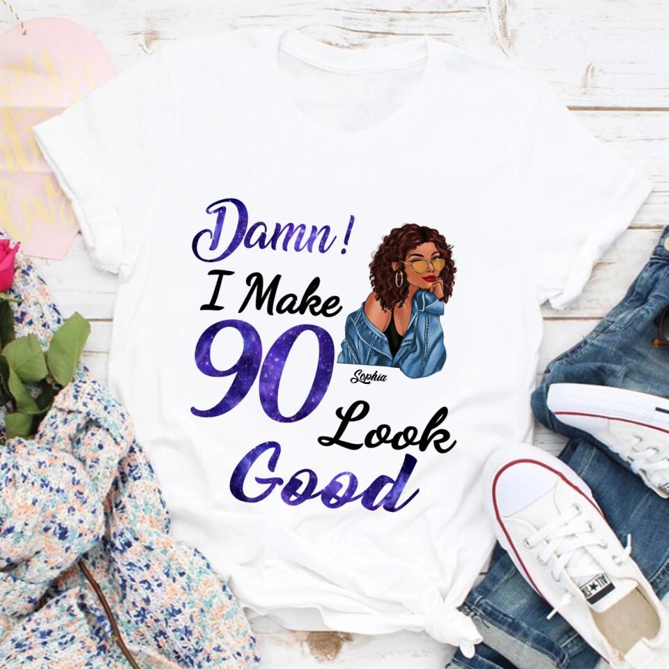 Chapter 90th, Fabulous Since 1933 90th Birthday Unique T Shirt For Woman, Her Gifts For 90 Years Old , Turning 90 Birthday Cotton Shirt