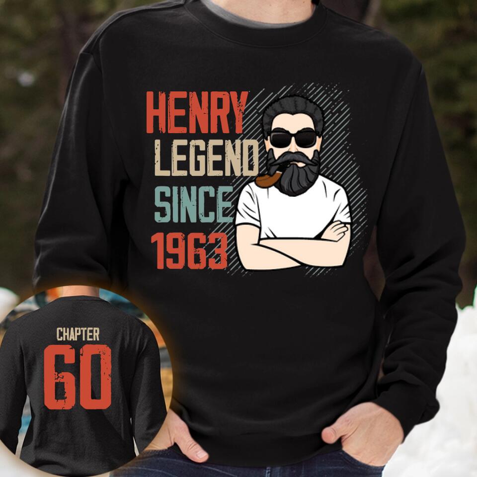 Chapter 60, Fabulous Since 1962 60th Birthday Unique T Shirt For Man, His Gifts For 60 Years Old, Turning 60 Birthday Cotton Shirt