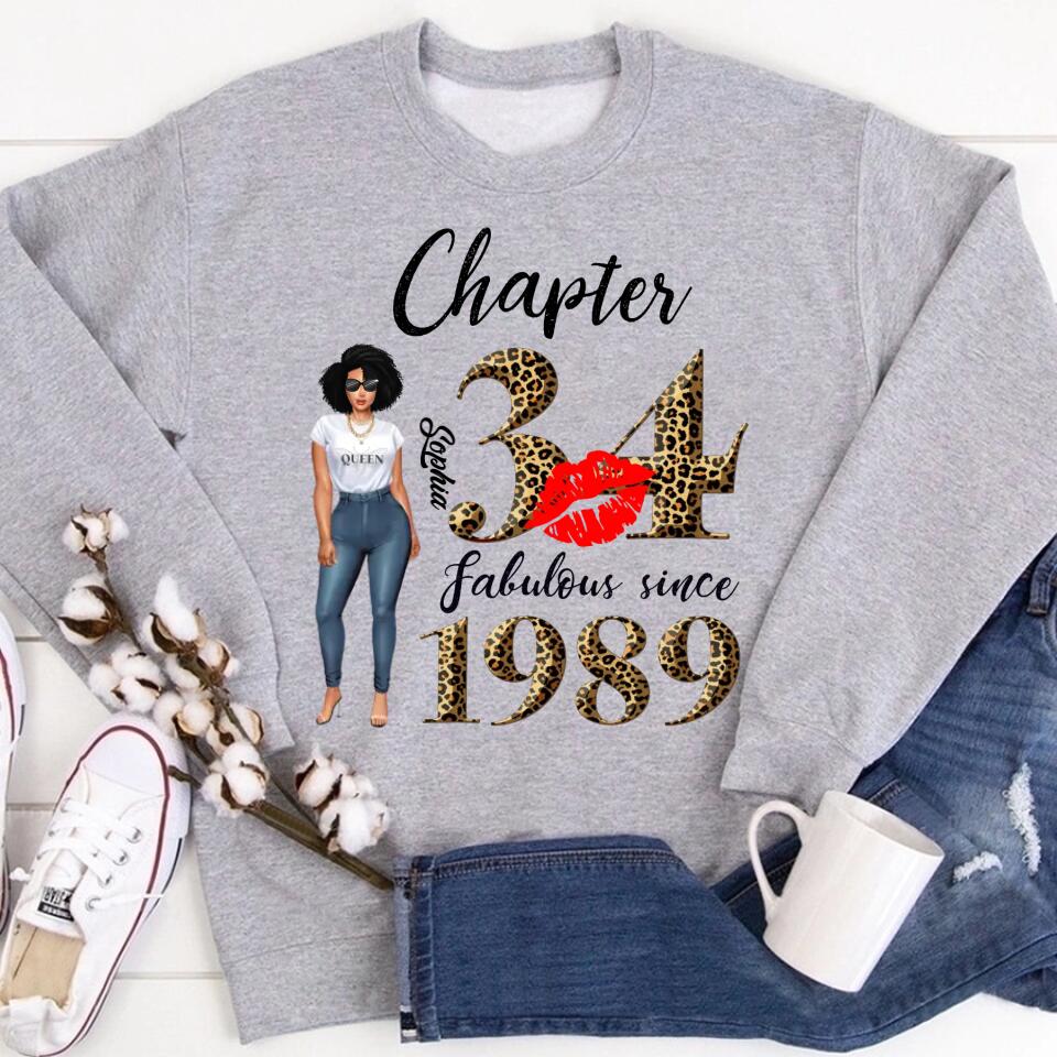 34th birthday shirts for her, Personalised 34th birthday gifts, 1989 t shirt, 34 and fabulous shirt, 34th birthday shirt ideas, gift ideas 34th birthday woman