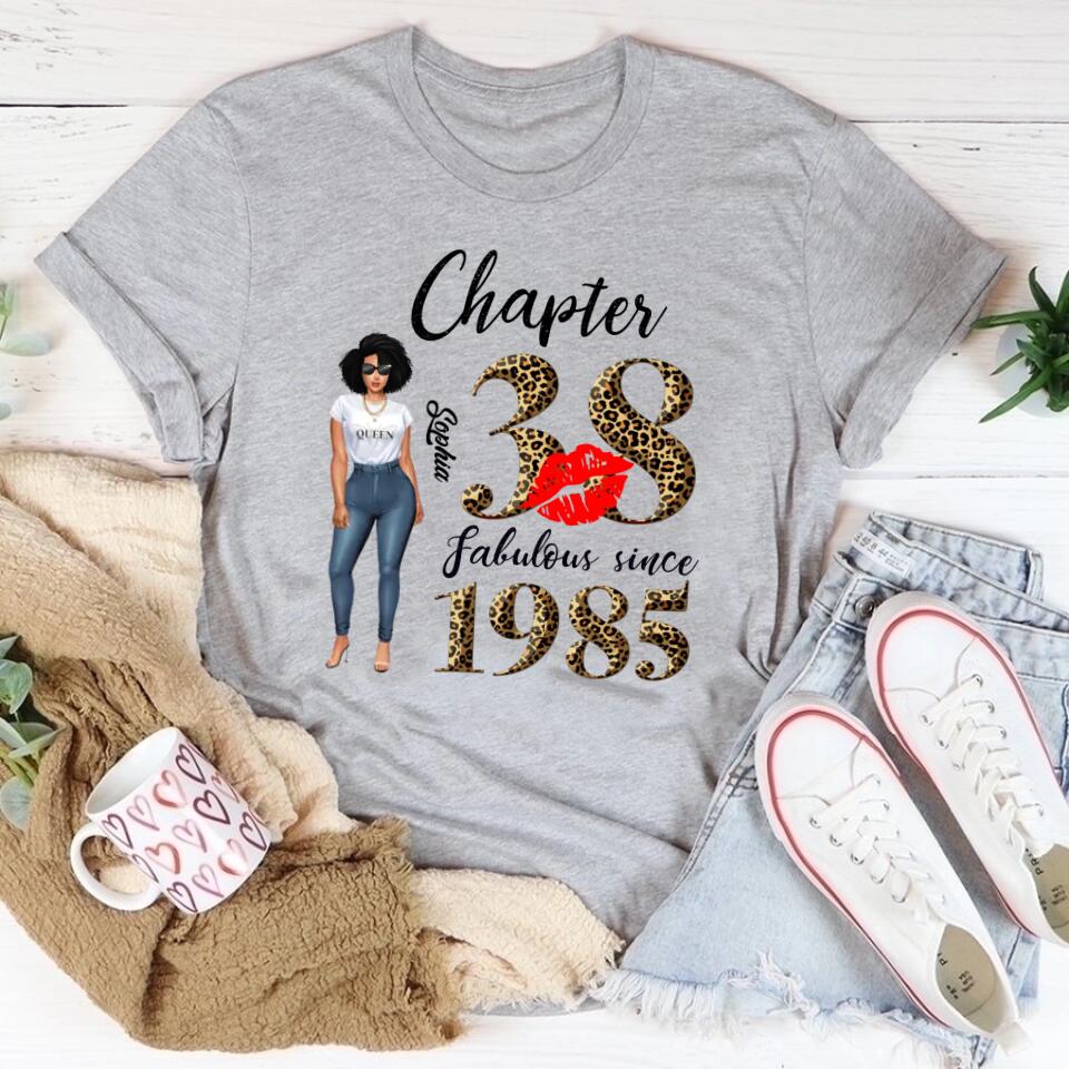 38th birthday shirts for her, Personalised 38th birthday gifts, 1985 t shirt, 38 and fabulous shirt, 38th birthday shirt ideas, gift ideas 38th birthday woman