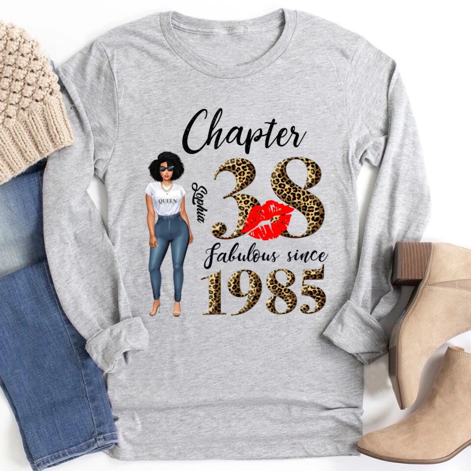 38th birthday shirts for her, Personalised 38th birthday gifts, 1985 t shirt, 38 and fabulous shirt, 38th birthday shirt ideas, gift ideas 38th birthday woman