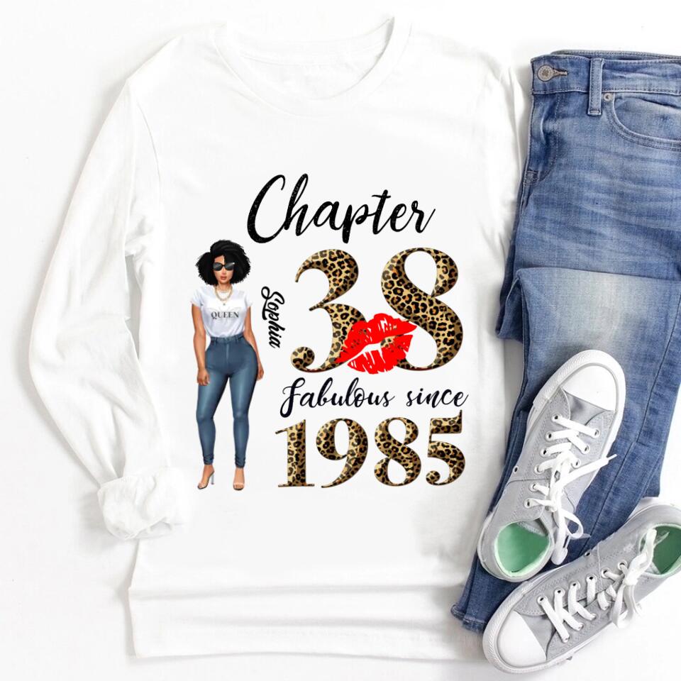 38th birthday shirts for her, Personalised 38th birthday gifts, 1985 t shirt, 38 and fabulous shirt, 38th birthday shirt ideas, gift ideas 38th birthday woman