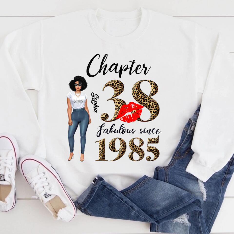 38th birthday shirts for her, Personalised 38th birthday gifts, 1985 t shirt, 38 and fabulous shirt, 38th birthday shirt ideas, gift ideas 38th birthday woman