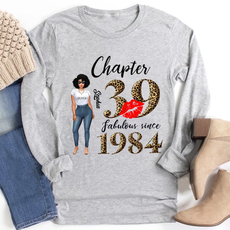 39th birthday shirts for her, Personalised 39th birthday gifts, 1984 t shirt, 39 and fabulous shirt, 39th birthday shirt ideas, gift ideas 39th birthday woman