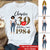39th birthday shirts for her, Personalised 39th birthday gifts, 1984 t shirt, 39 and fabulous shirt, 39th birthday shirt ideas, gift ideas 39th birthday woman